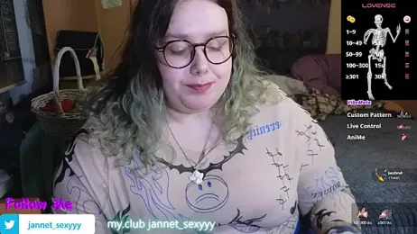 JannetPie xem trước webcam
